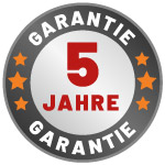 5 Jahre Garantie